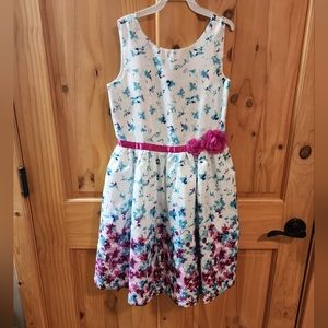 Sleeveless Gymboree floral dress